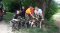 Julien Paulet et Jean Yves Rochedy de St. Bonnet (43). Beagles, Gascon, Griffon bleu de G.